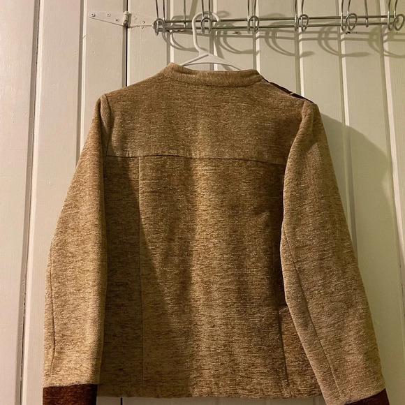 BFA Classics chenille and tweed y2k button up jacket-size 8 EUC - Picture 6 of 9